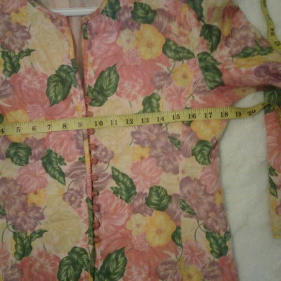 ANNE CRIMMINS 90's vintage floral women jacket - Picture 5 of 8